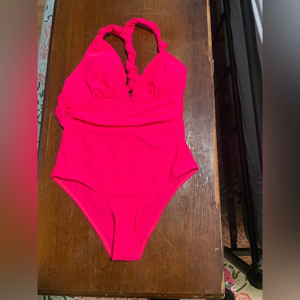 Vibrant Pink One-Piece Swimsuit